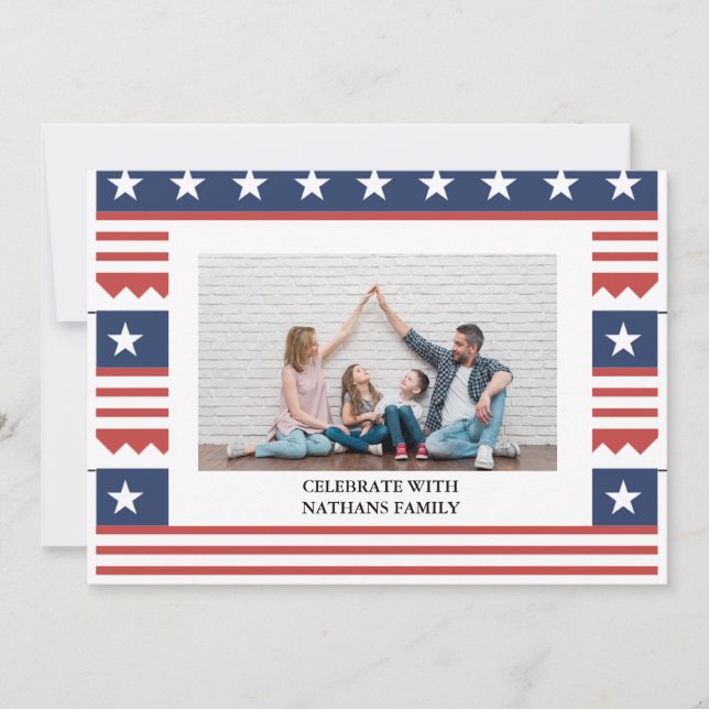 Foto Feliz Dia da Independência 4 de Julho (Frente)