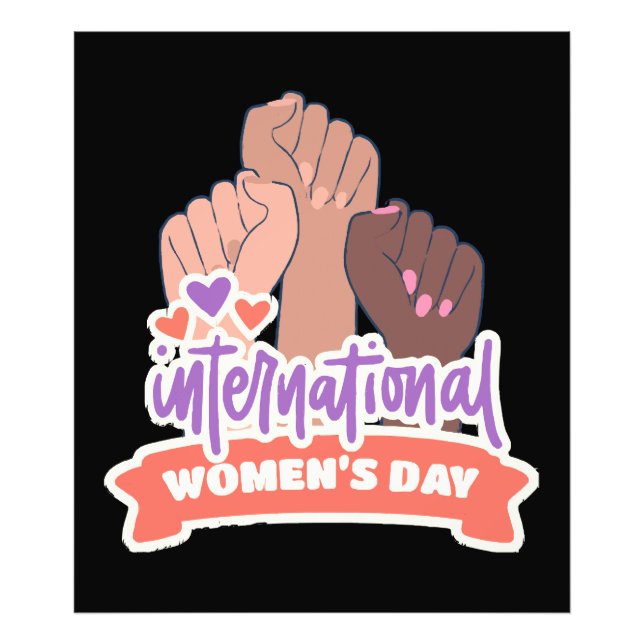 Foto Feliz Dia Internacional da Mulher (Frente)
