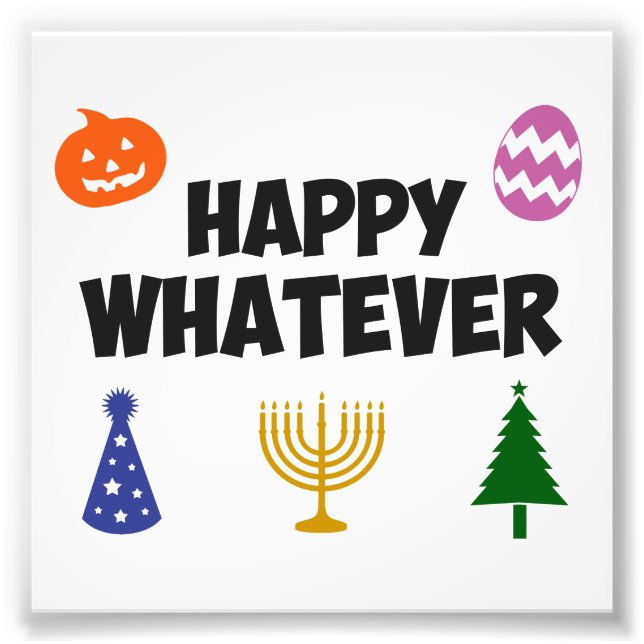 Foto Feliz Feriado (Frente)