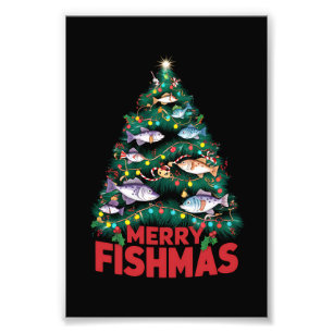 Foto Feliz Fishmas Árvores de Natal Luzes de Natal Pesc