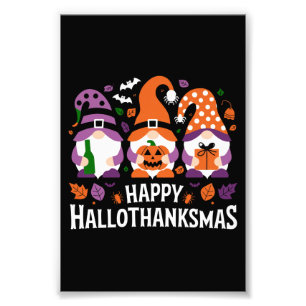Foto Feliz Hallothanksmas Amante de Gnomos Natal Feliz
