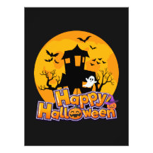 Feliz Halloween Huneen House Moon