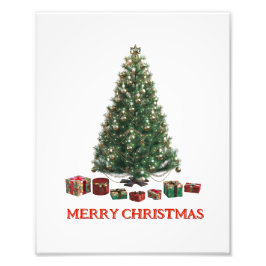 Foto Feliz Natal. Árvore (design 1) com presentes