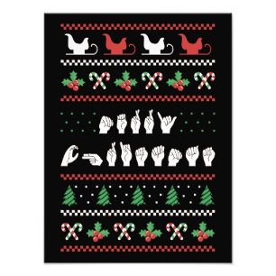 Foto Feliz Natal - Língua de Sinais Americana da ASL I