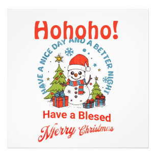 Foto Feliz Natal! Tenha um belo dia e uma noite melhor