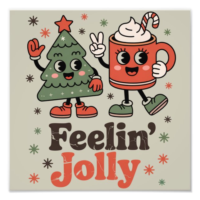 Foto Feriado de Vintage no Natal (Frente)