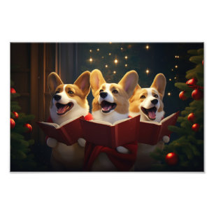 Foto Feriado festivo do Corgis Christmas