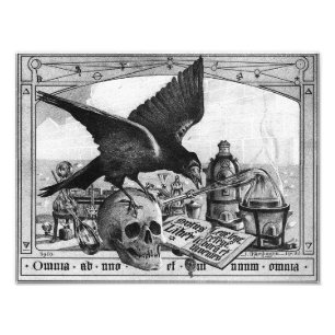 Foto Ferramentas de laboratório de alquimia para o trab