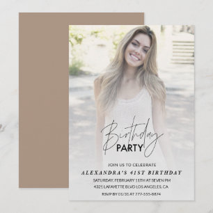 Foto: Festa de aniversário de convite para anivers