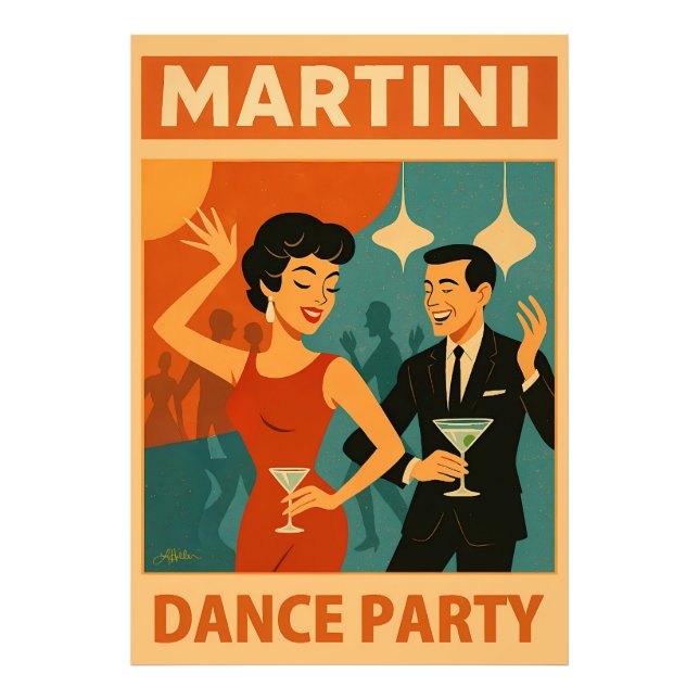 Foto Festa de Dança Martini Meados do Século (Frente)