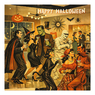 Foto Festa de Martini de Halloween dos Anos 50 no Estil