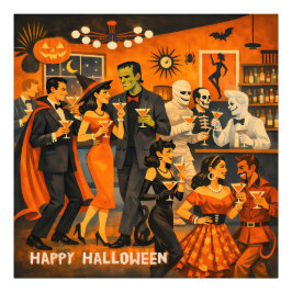 Foto Festa de Martini de Halloween no Estilo Moderno de