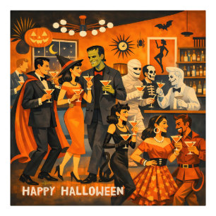 Foto Festa de Martini de Halloween no Estilo Moderno de