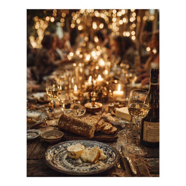 Foto Festa de Vinho e Pão à Luz de Velas (Frente)