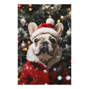 Foto Festivo Frenchie: Retrato de Férias