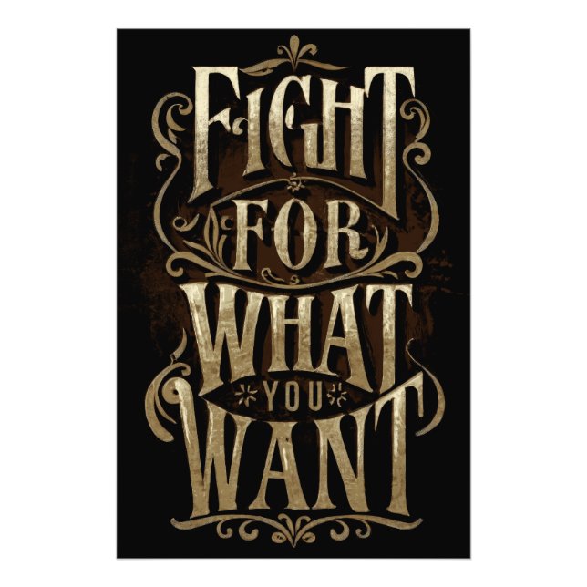 Foto Fight for what you want (Frente)