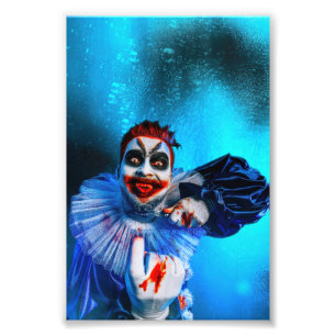 Foto figura sinistra de palhaço de Halloween da Slipper