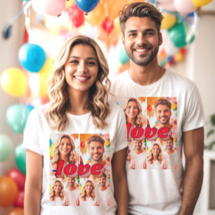 Foto filtrada por amor personalizado x4 T-Shirt