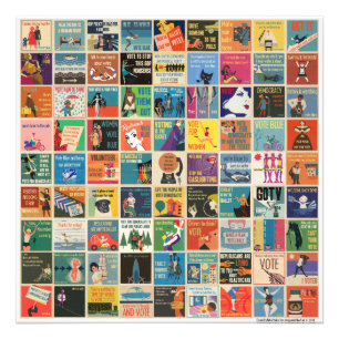 Foto FINAL 24" x 24" poster do meme do vintage 81 do