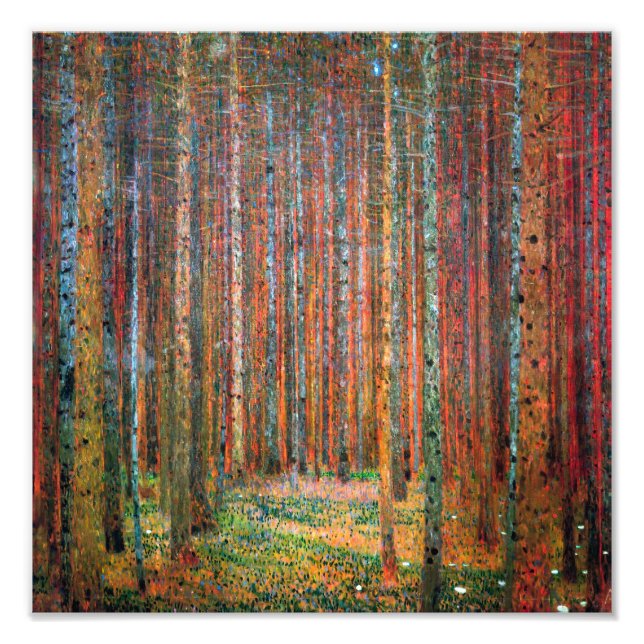 Foto Fir Forest | Gustav Klimt | (Frente)