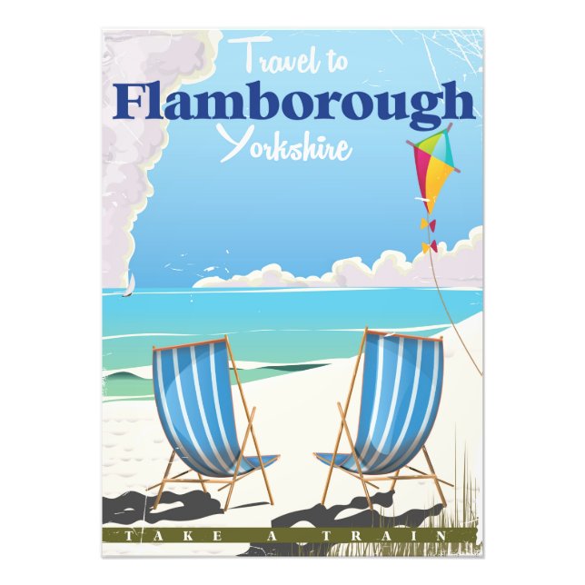 Foto Flamborough Yorkshire poster de viagens (Frente)