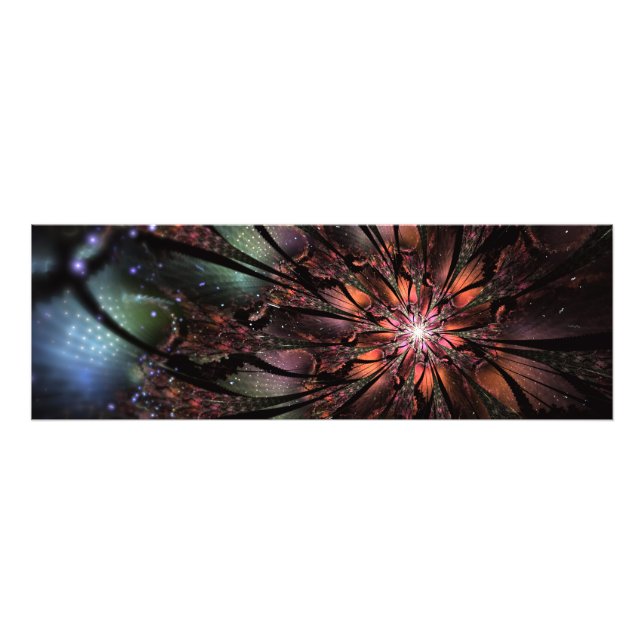 Foto Flor de fantasia fractal macia e tenra (Frente)
