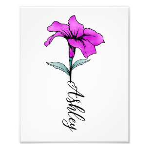 Foto Flor de lírio Rosa Personalizado