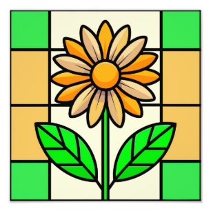 Foto Flor de vidro contida