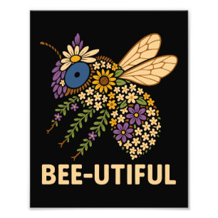 Foto Floral Bee Fusion Bee-Uely