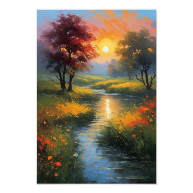 Foto Floral Euphony, Sunset River (Frente)