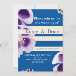 Foto Floral Moderna Elegante, Convite De Casamento