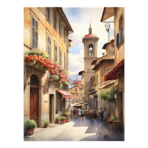 Foto Florence watercolor art