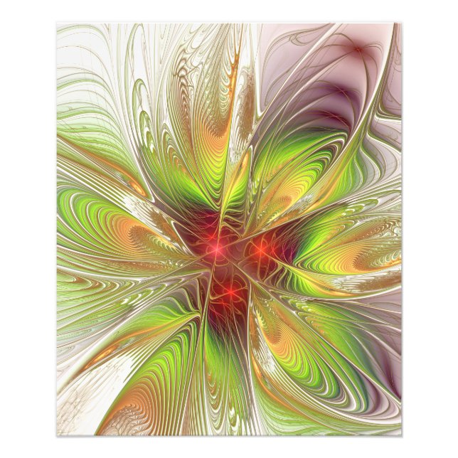 Foto Flores de fantasia fractal suaves e tenra (Frente)