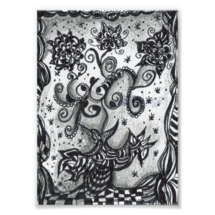 Foto Flores em Impressão de Arte Inspirada em Vase