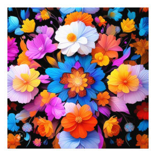 Foto Flores Multicoloridas Padrão-68577