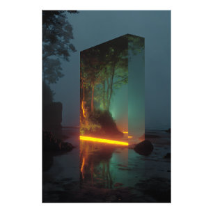 Foto Floresta Brilhante Monólito de Cristal Encantado