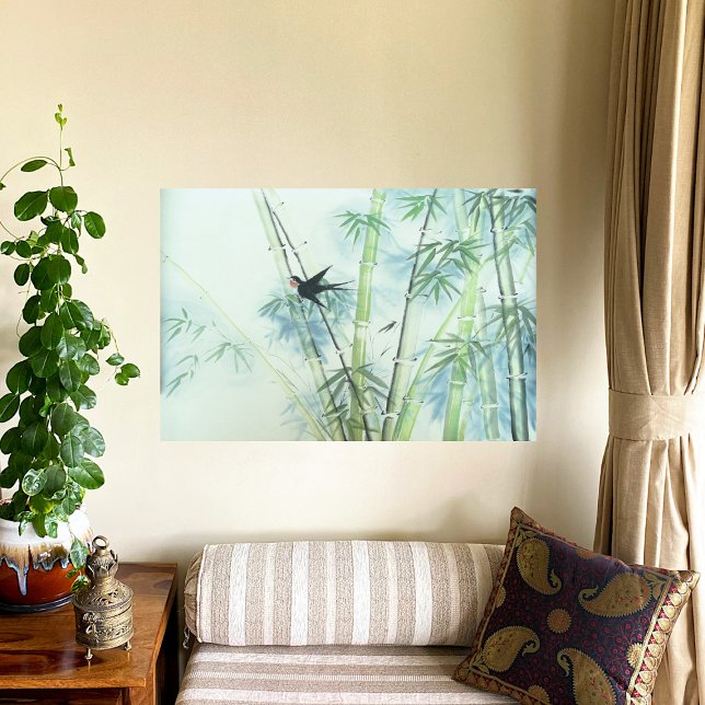 Foto Floresta de Bambu - verde (Criador carregado)