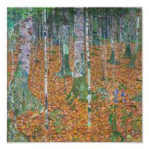 Foto Floresta de Bétulas Gustav Klimt
