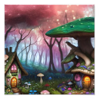 Floresta Encantada Dreamscape Mushroom Fantasy Fai