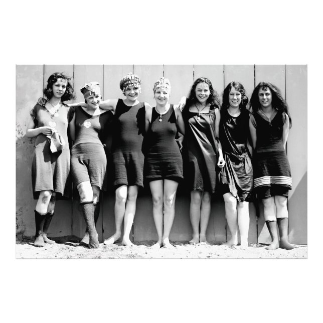 Foto Florida Spring Break Bathing Beauties 1920 (Frente)