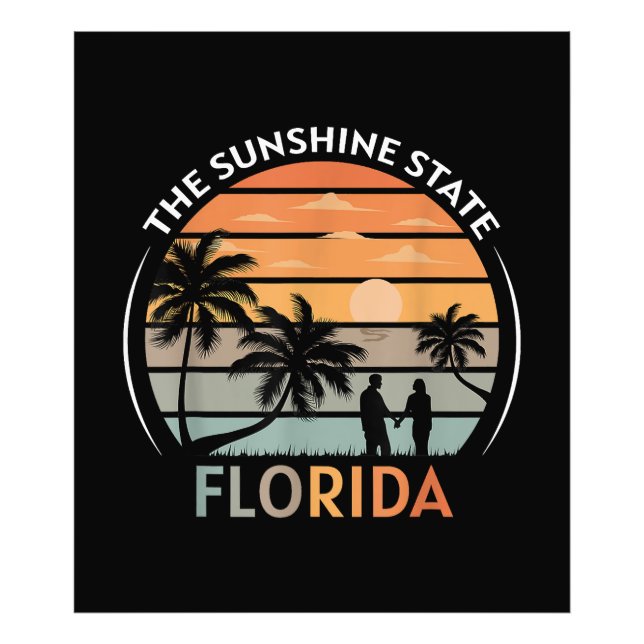 Foto Florida Summer Beach Vintage Sunset (Frente)
