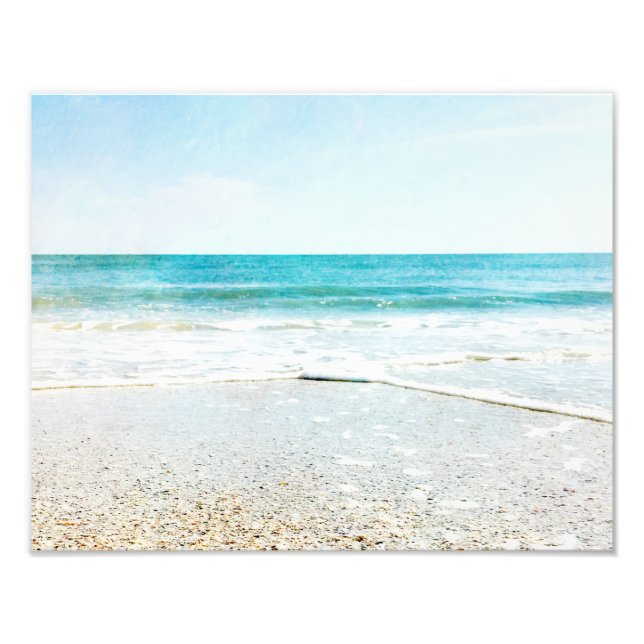 Foto Flórida Tropical Beach Sand Ocean Waves Sea Shelds (Frente)