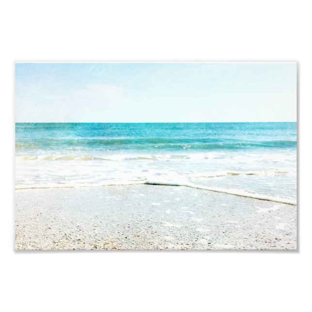 Foto Flórida Tropical Beach Sand Ocean Waves Sea Shelds (Frente)