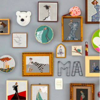 Foto Fluido em Flores Brancas Arte de Moda Glam