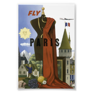 Foto Fly Paris France Viagens vintage