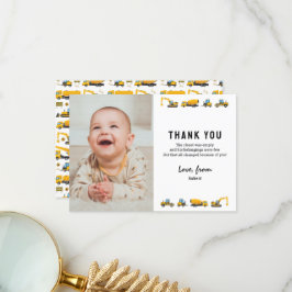 Foto Fofo de Construção - Nota de Agradecimento de