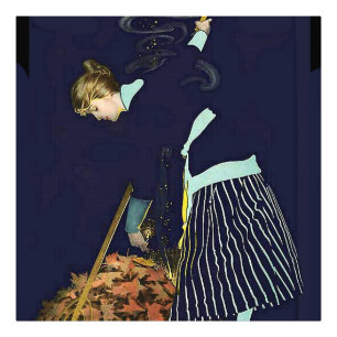 Foto Fogueira de Folhas de Outono por C Coles Phillips