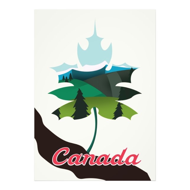 Foto Folha de bordo do Canadá edição branca (Frente)