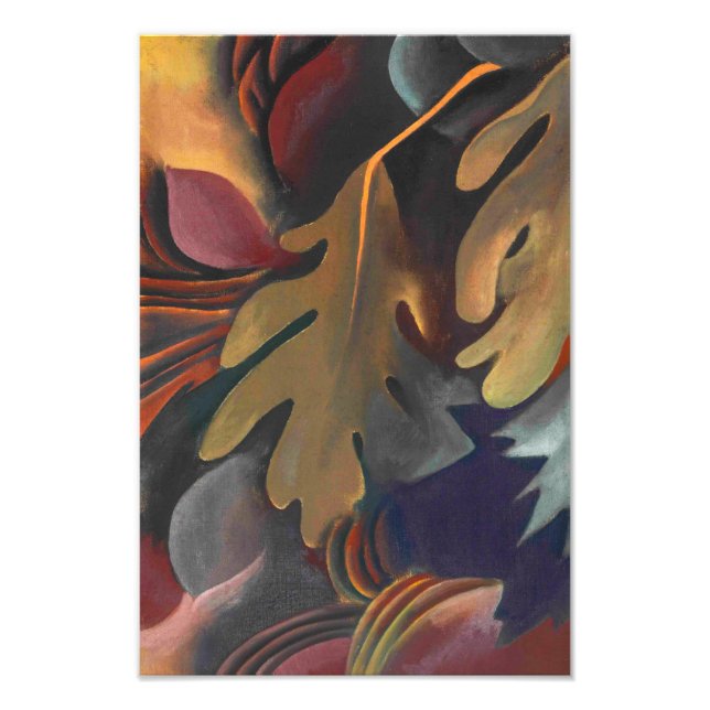 Foto Folhas Debaixo da Água | Georgia O'Keeffe | (Frente)