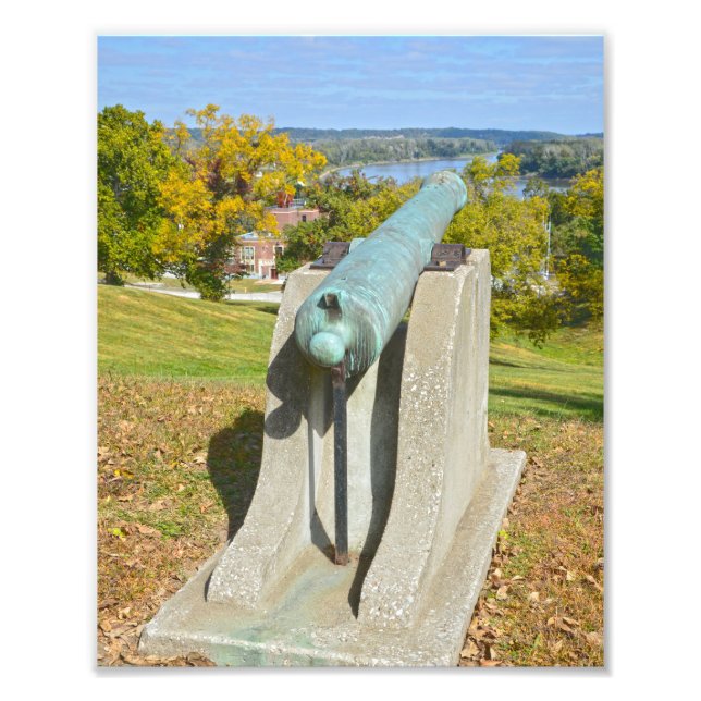 Foto Fort Leavenworth Cannon, Kansas (Frente)